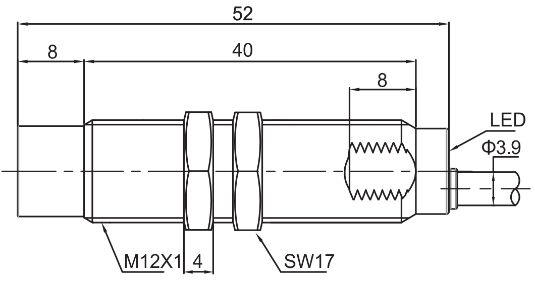電感式傳感器:Ni8-G12-OP6L(G12系列)(圖3) 電感式傳感器:Ni8-G12-OP6L(G12系列)(圖3)
