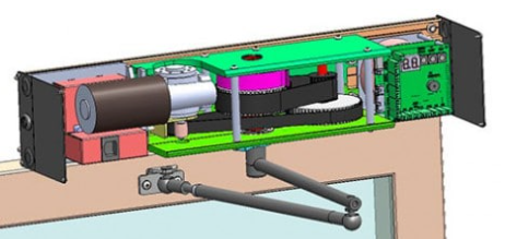 完美的自動門電機(jī)減速機(jī)，用于運(yùn)動控制和精度的減速器(圖1)
