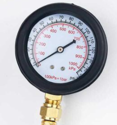 機油壓力表壓力低一般出現(xiàn)的警告信號和原因解決方法(圖1)