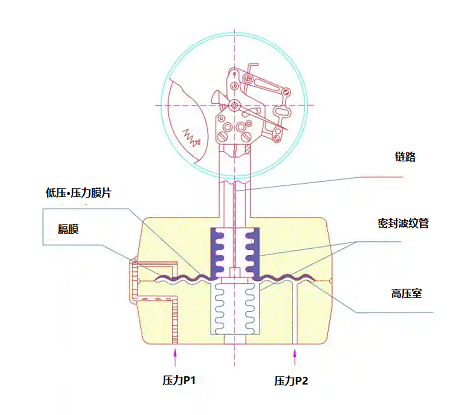 理想的壓力表測量，是具有微分功能的壓力表功能用途(圖1)