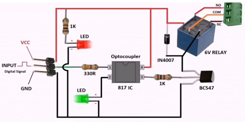 如何制作帶光耦的繼電器模塊，光耦繼電器模塊的制作步驟？(圖1)