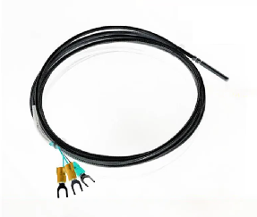 熱電阻溫度傳感器工作原理非常簡(jiǎn)單，由金屬導(dǎo)線(xiàn)電阻器構(gòu)成(圖1)