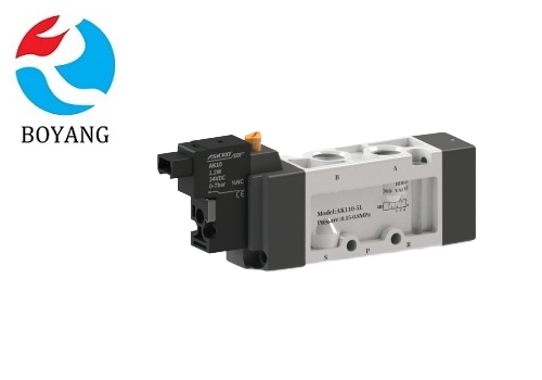 五通換向閥AK110-5-L-4F(1/8)AK110系列(圖2)