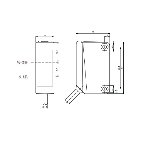 漫反射型光電傳感器ML100-8-H-100-RT/102/115(圖4) 漫反射型光電傳感器ML100-8-H-100-RT/102/115(圖4)