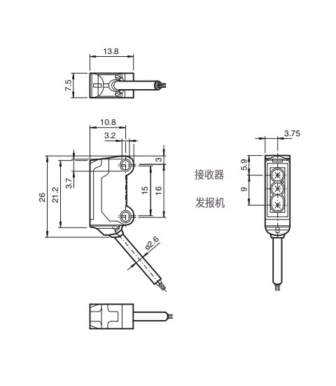 三角測量傳感器 (BGS)OBT80-R3-E0-P(圖4) 三角測量傳感器 (BGS)OBT80-R3-E0-P(圖4)
