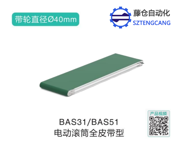 電動(dòng)滾筒全皮帶型BAS31/BAS51皮帶輸送機(jī)