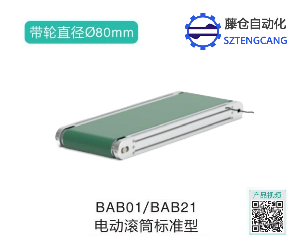 電動滾筒標(biāo)準(zhǔn)型BAB01/BAB21滾筒輸送機(jī)