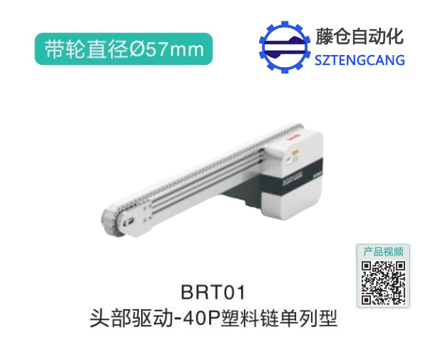 皮帶輸送機頭部驅(qū)動塑料鏈單列型BRT01