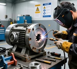 減速機齒輪箱鑄件砂眼如何修補？