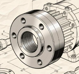 立式減速機(jī)輸出端法蘭，連接松動的防松處理方案？