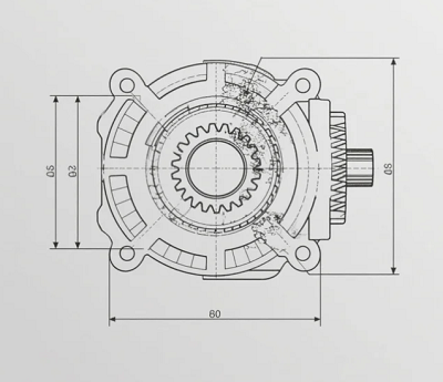 鋁合金蝸輪蝸桿減速機(jī)，蝸輪齒面磨損檢測(cè)方法？