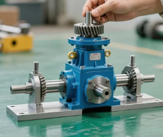 平行軸斜齒輪減速機(jī)軸向力平衡調(diào)整具體技巧|(圖1) 平行軸斜齒輪減速機(jī)軸向力平衡調(diào)整具體技巧|(圖1)