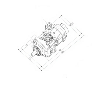 微型蝸輪減速機(jī)狹小空間簡化裝配調(diào)試(圖1)