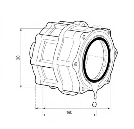 行走減速機油封滲漏，怎樣做到長期有效密封？